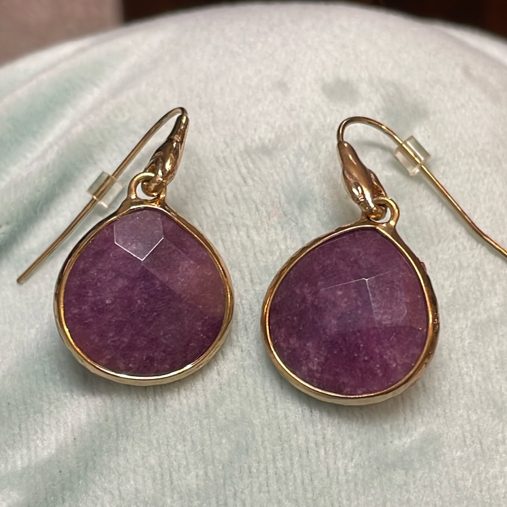 Gemstone earrings